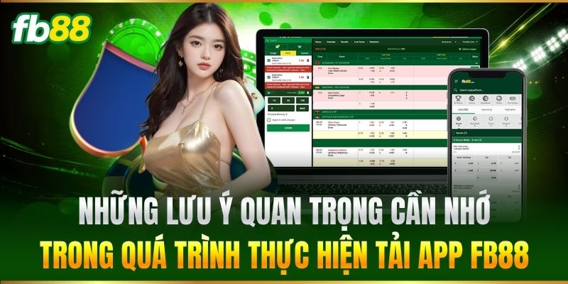Những lưu ý quan trọng cần nhớ trong quá trình thực hiện Tải App FB88